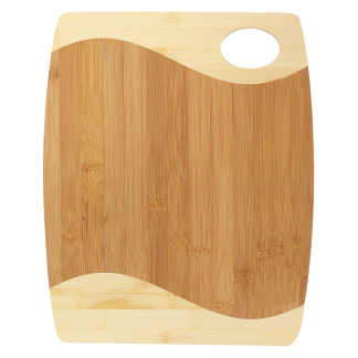 Bamboo Board Two Tone & Handle - Image 3